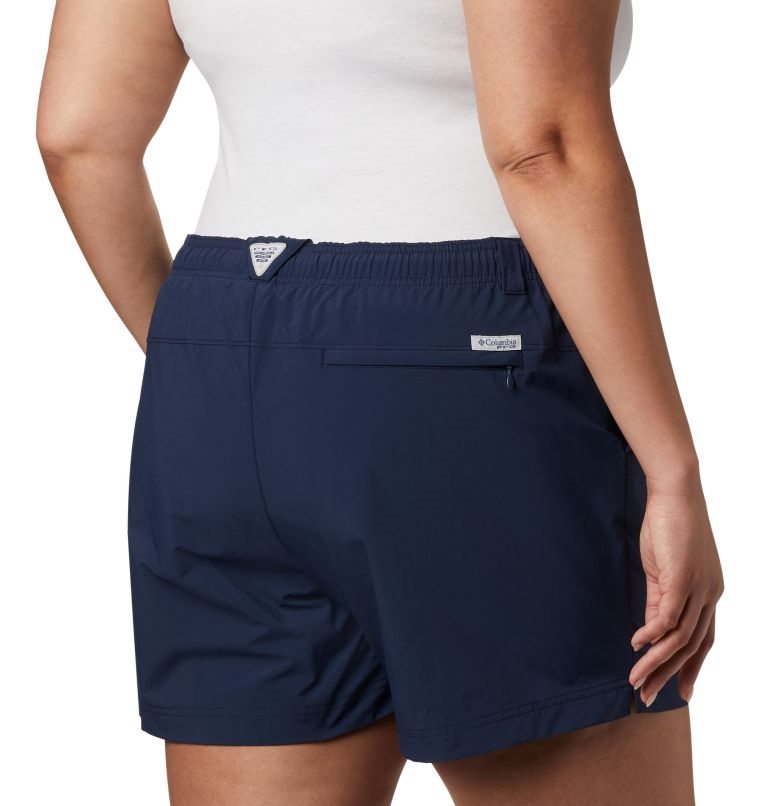 Pantaloni Scurti Columbia PFG Backcast Apa Dama Bleumarin | Plus Size QKQAZ9M87